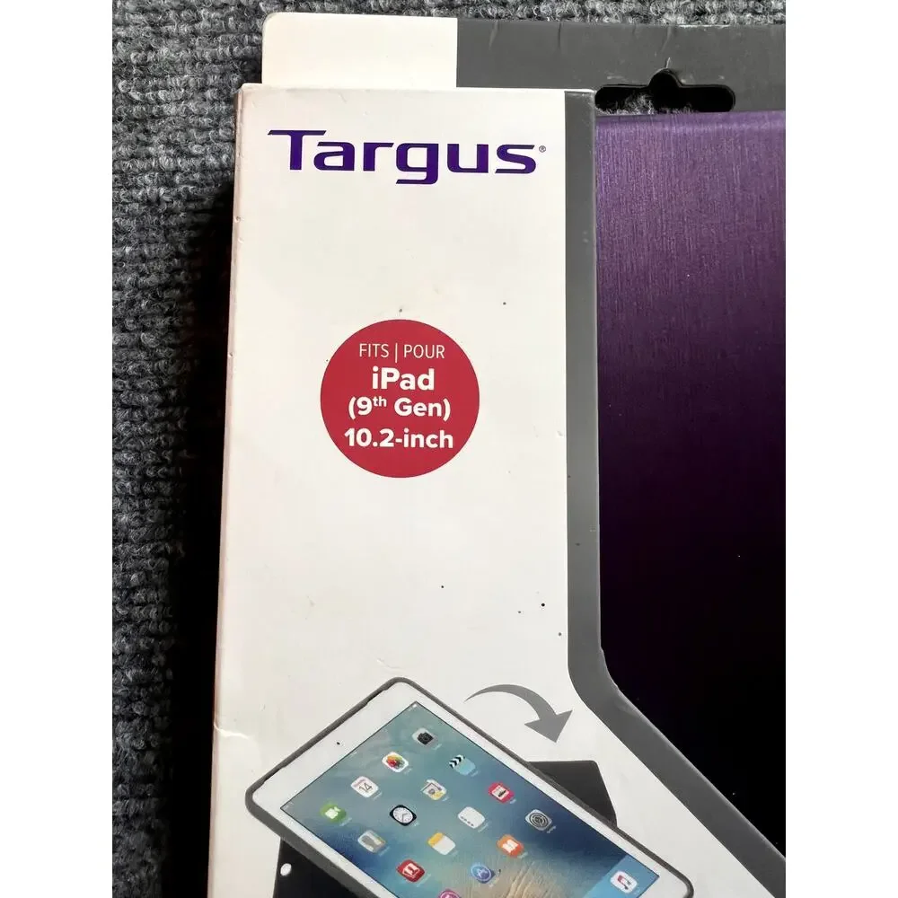 Targus Click-In Case for iPad 9th/8th/7th Gen 10.2 Air 10.5 Pro 10.5 Purple